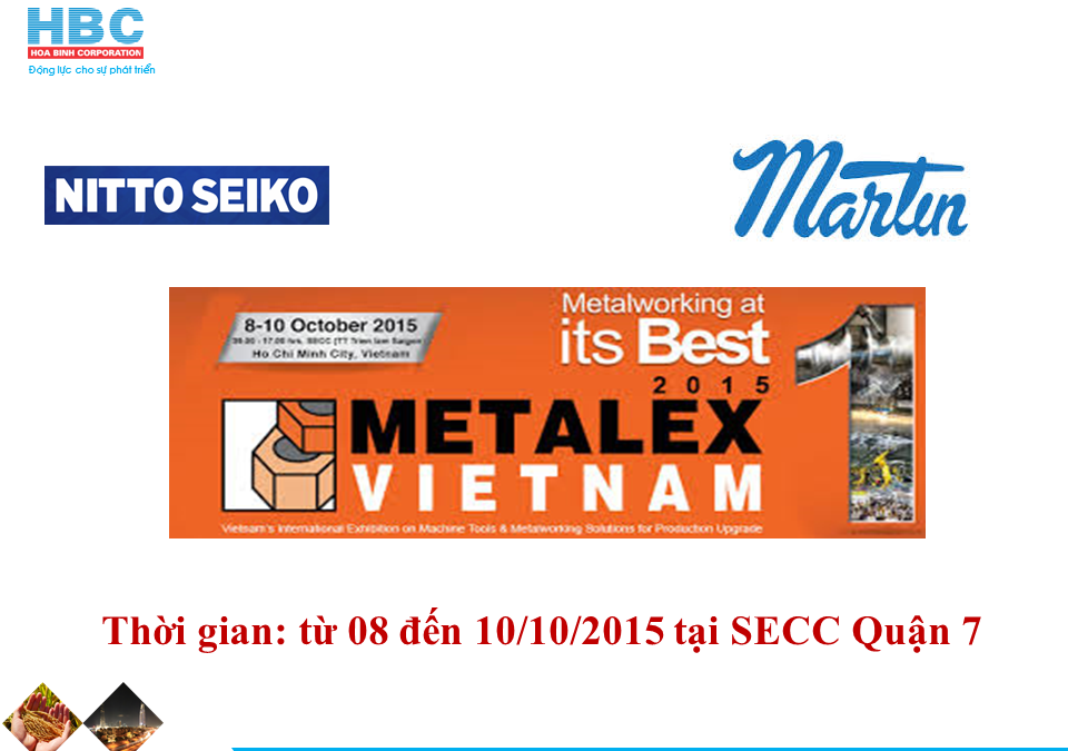 Hội chợ Metalex tại SECC Quận 7